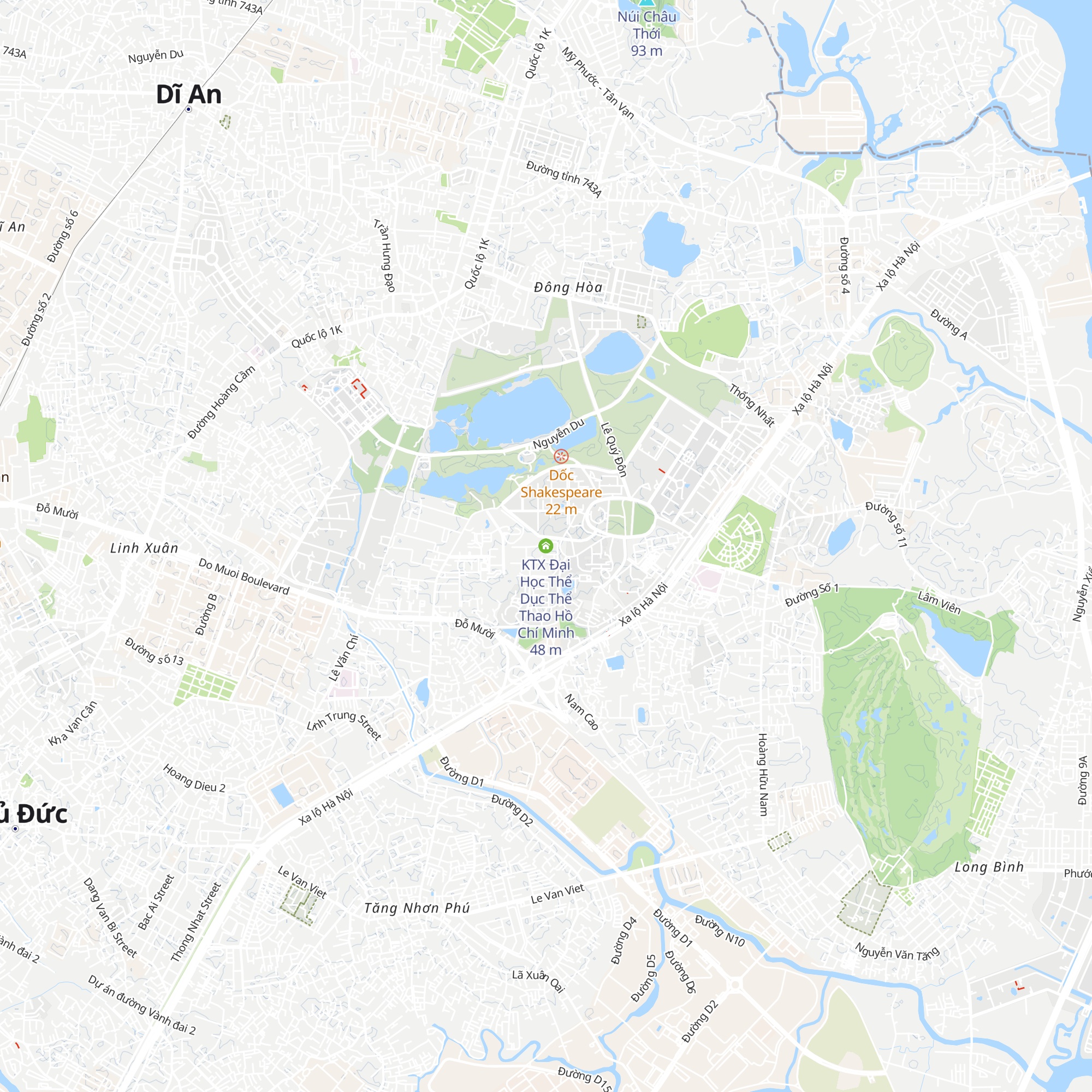 KTX Đại Học Thể Dục Thể Thao Hồ Chí Minh map