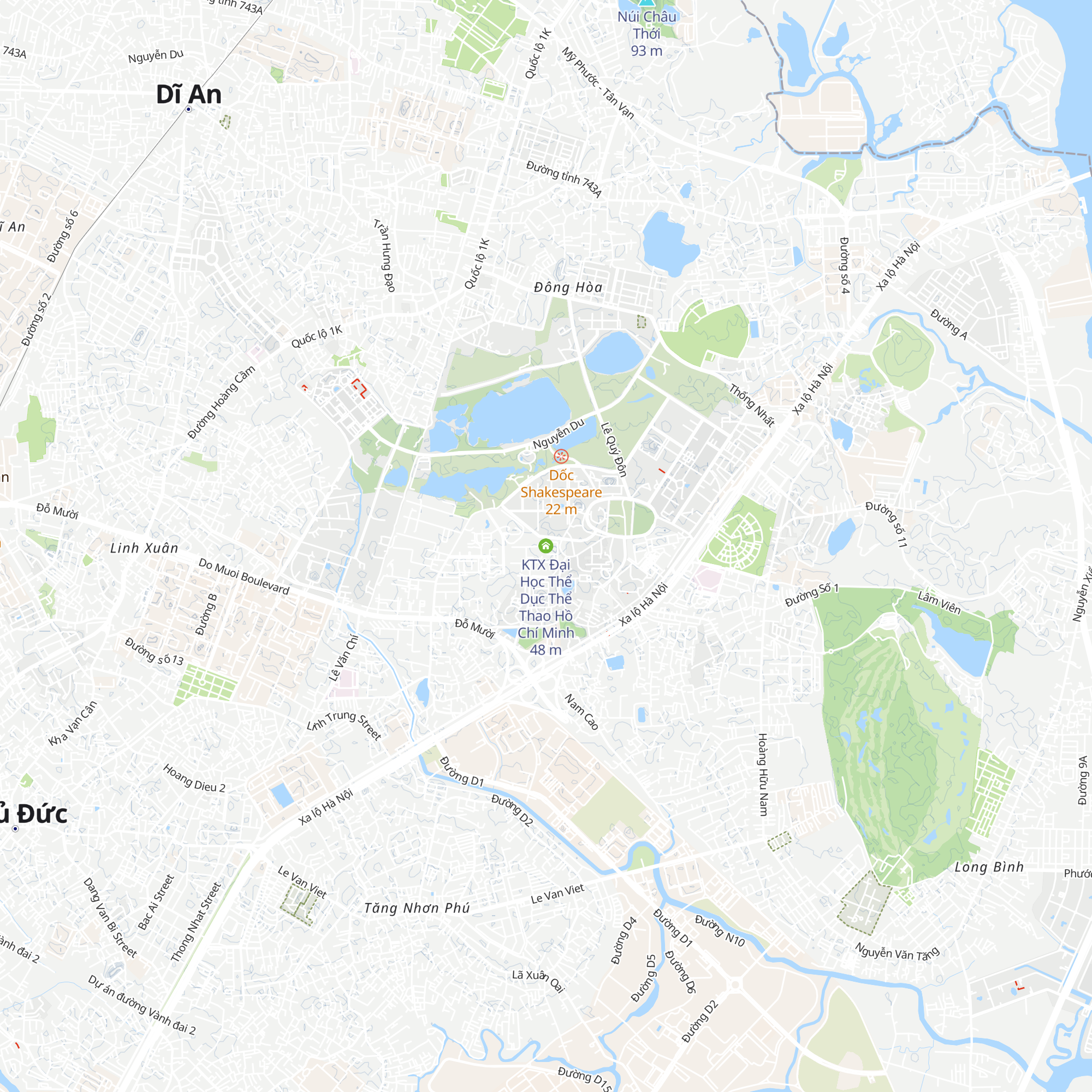 KTX Đại Học Thể Dục Thể Thao Hồ Chí Minh map