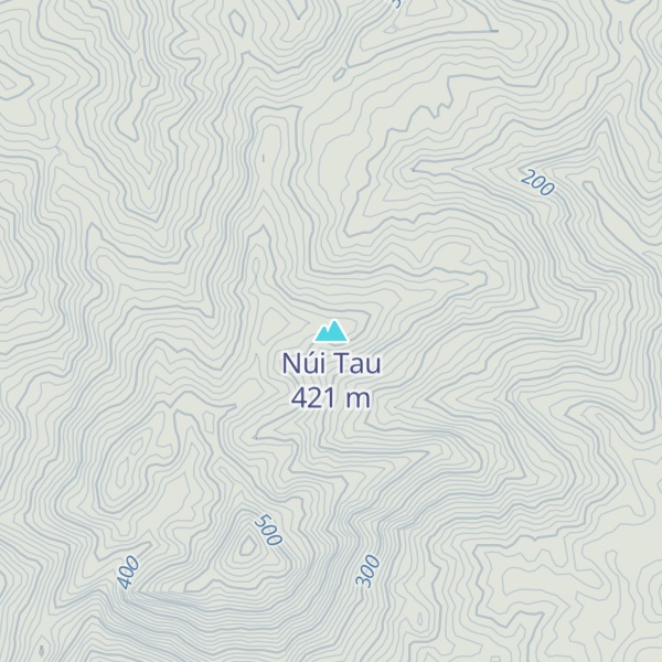 Map of Núi Tau