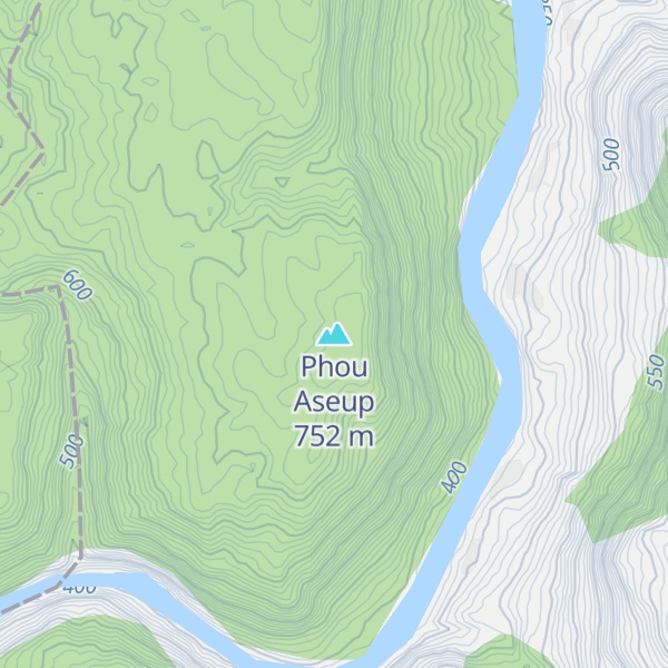 Map of Phou Aseup