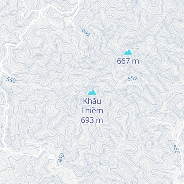 Map of Khău Thiềm