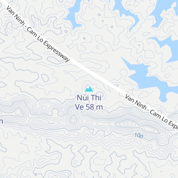 Map of Núi Thi Ve