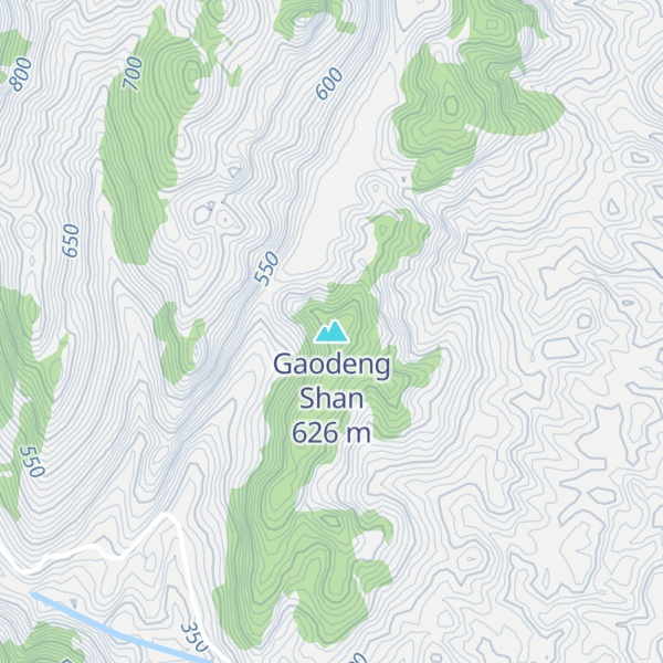Map of Gaodeng Shan