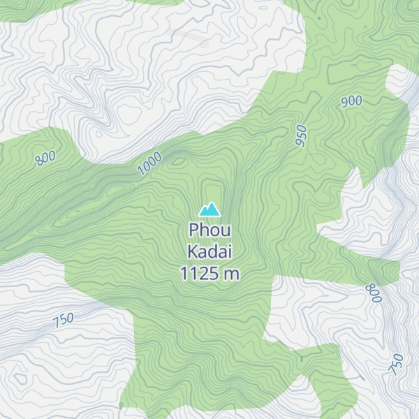 Map of Phou Kadai