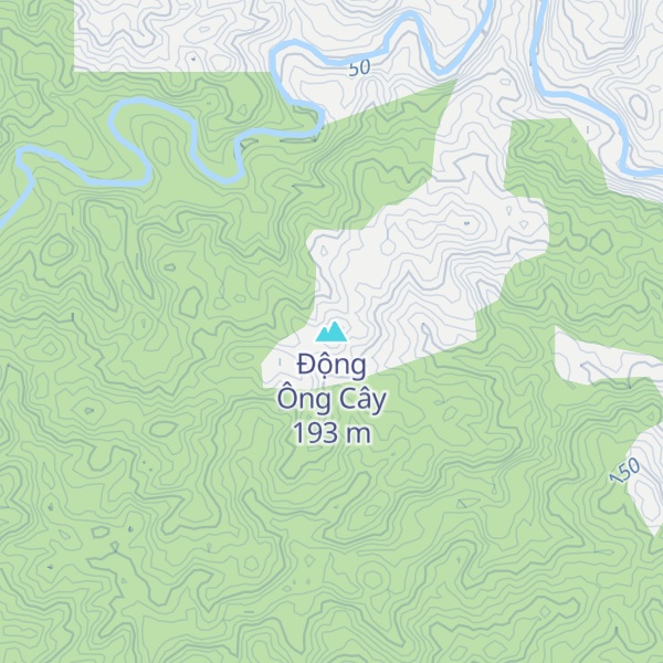 Map of Động Ông Cây