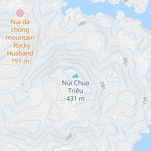 Map of Núi Chua Triêu