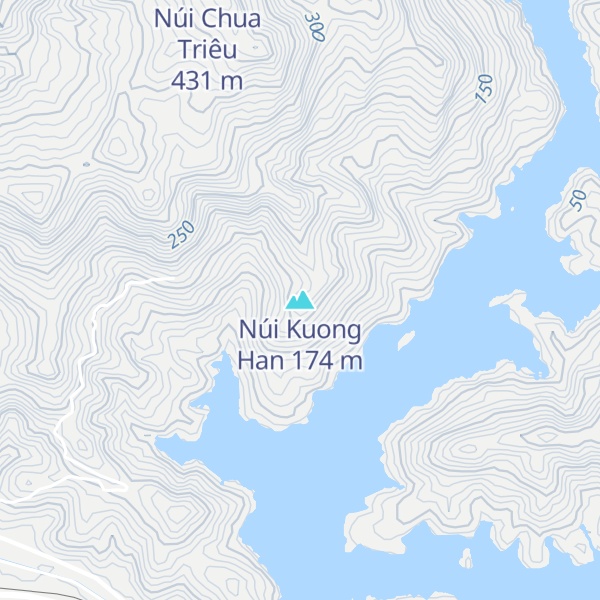 Map of Núi Kuong Han