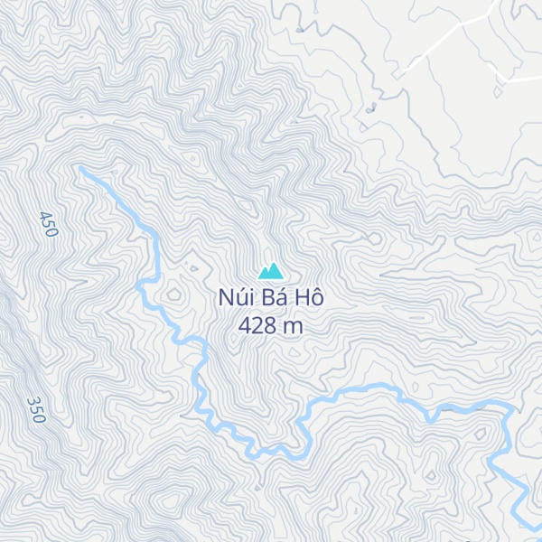 Map of Núi Bá Hô