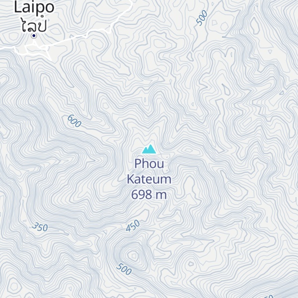 Map of Phou Kateum