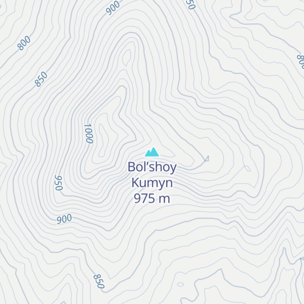 Map of Bol’shoy Kumyn