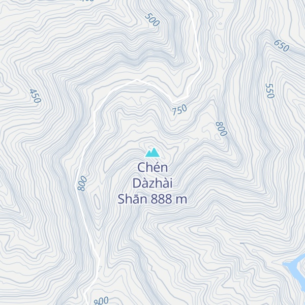 Map of Chén Dàzhài Shān