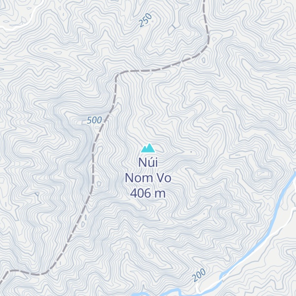 Map of Núi Nom Vo