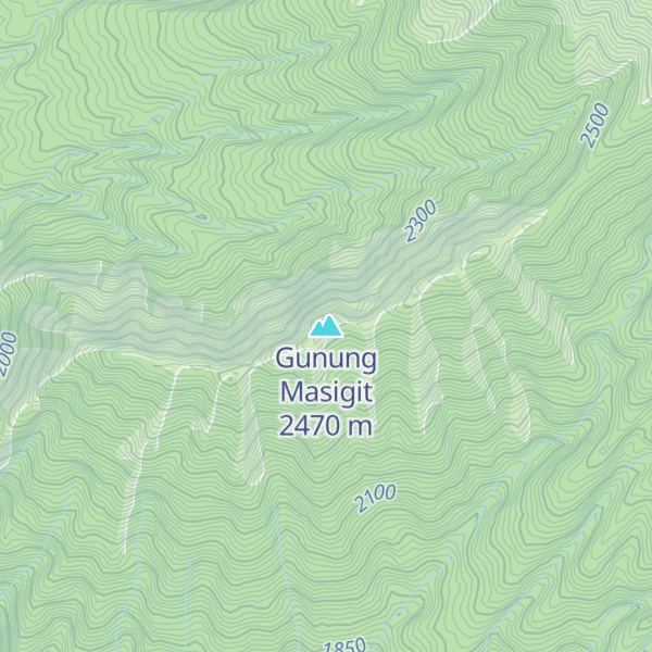 Map of Gunung Masigit