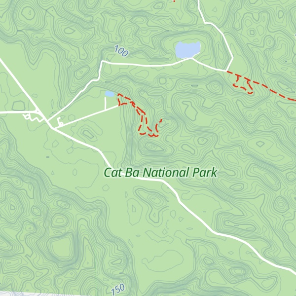 Map of Ngu Lam peak