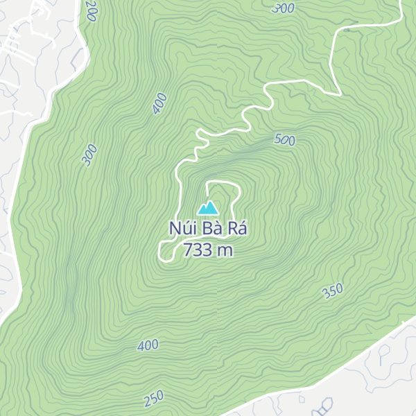 Map of Núi Bà Rá