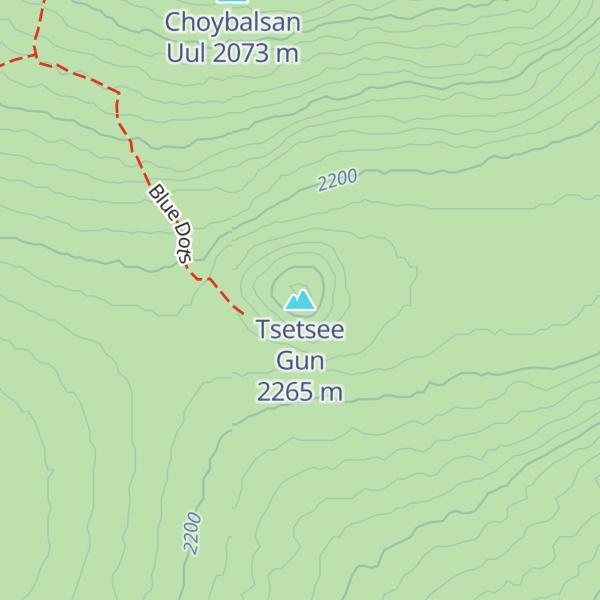 Map of Tsetsee Gun