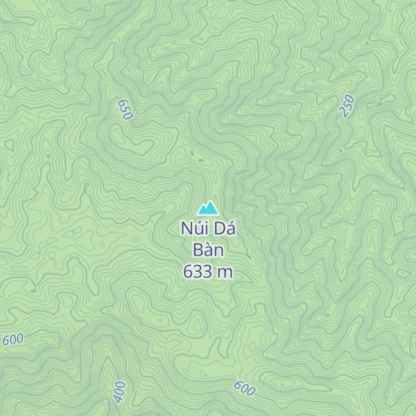 Map of Núi Dá Bàn