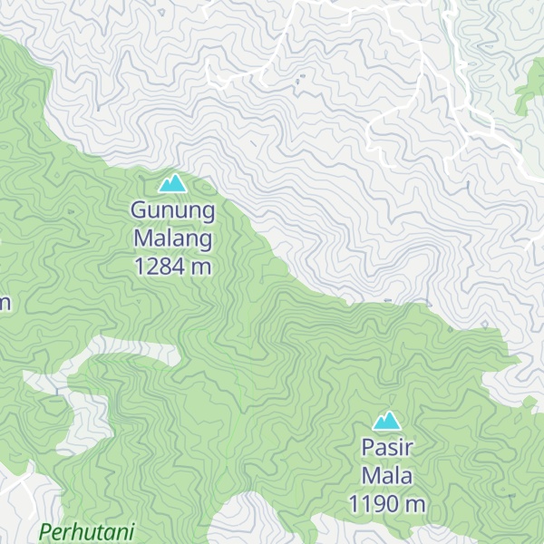 Map of Gunung Karang