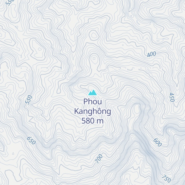 Map of Phou Kanghông