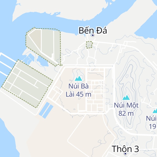 Map of Núi Bà Lài