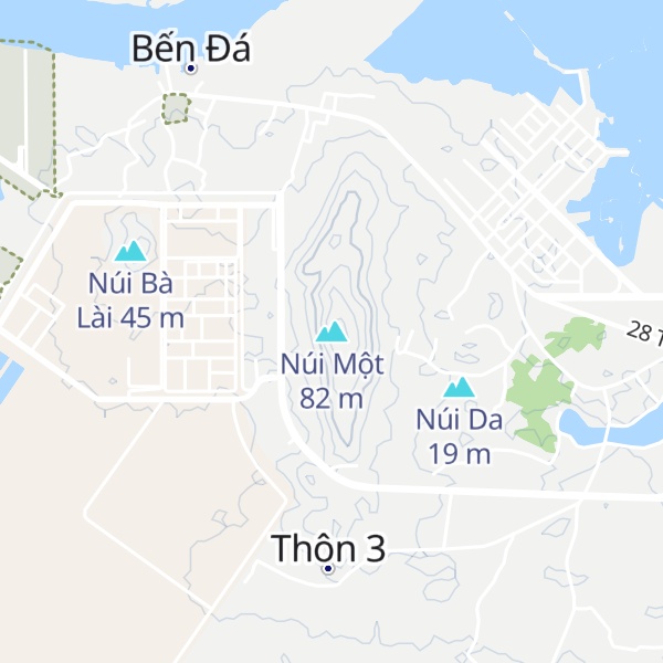 Map of Núi Một