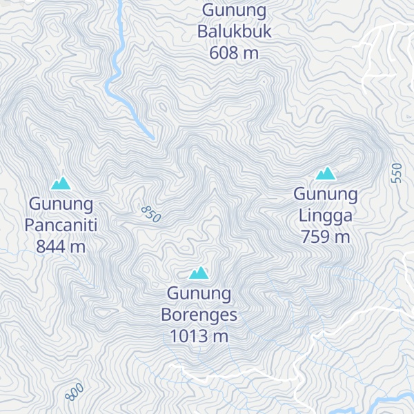 Map of Gunung Subang