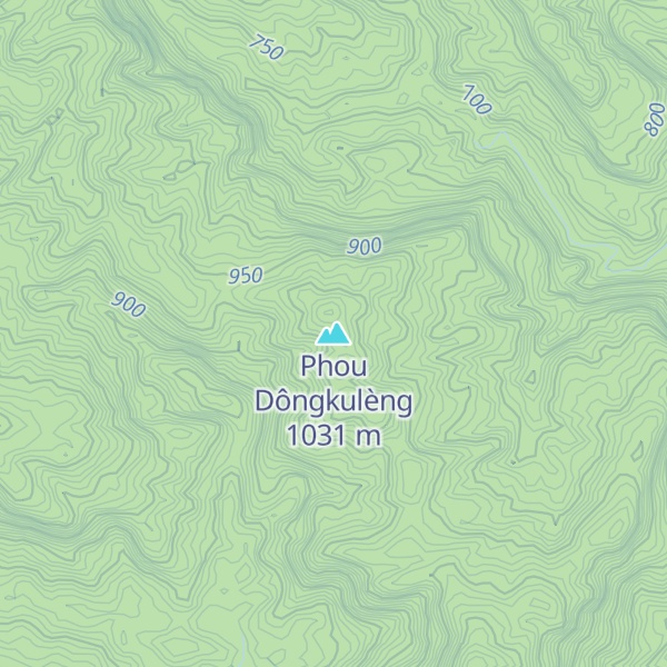 Map of Phou Dôngkulèng