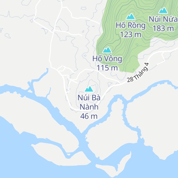 Map of Núi Bà Nành