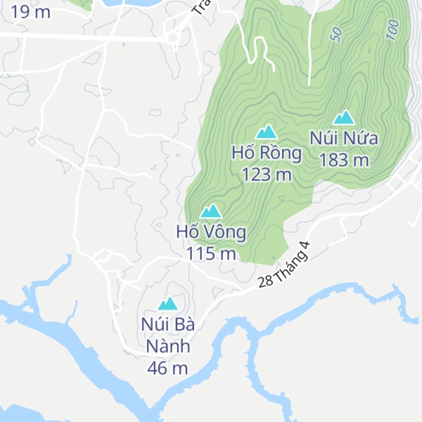 Map of Hố Vông