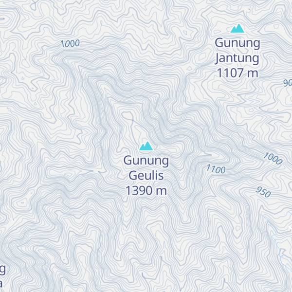 Map of Gunung Geulis
