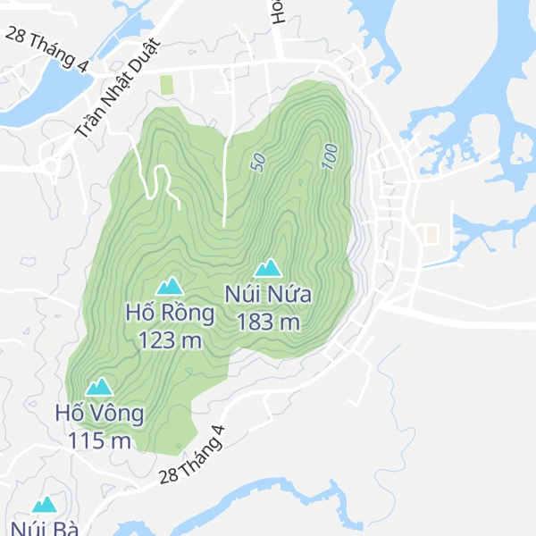 Map of Núi Nứa