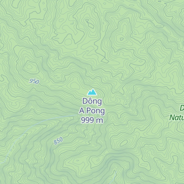 Map of Dông A Pong