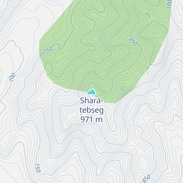 Map of Shara-tebseg