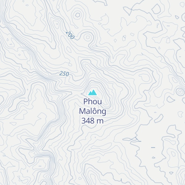 Map of Phou Malông