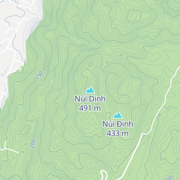 Map of Núi Dinh