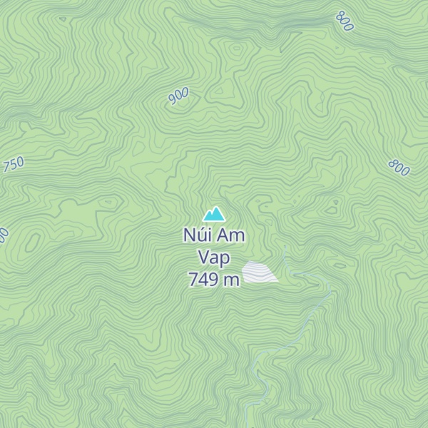 Map of Núi Am Vap