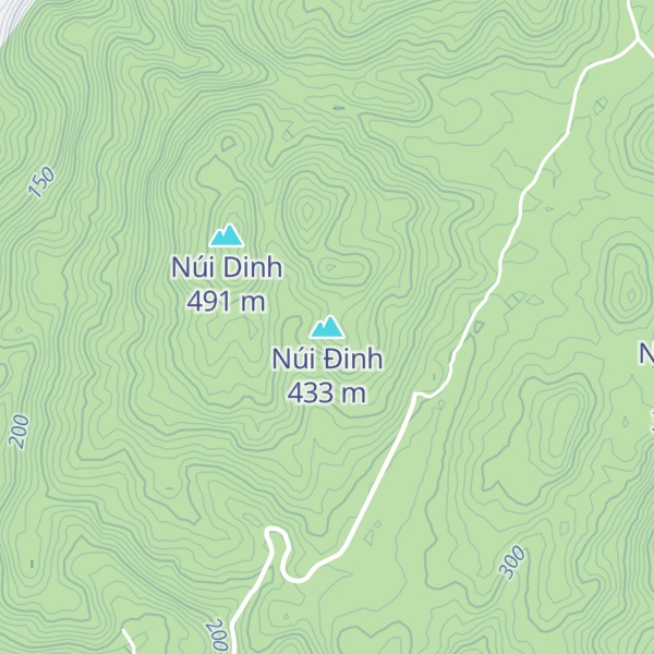 Map of Núi Đinh