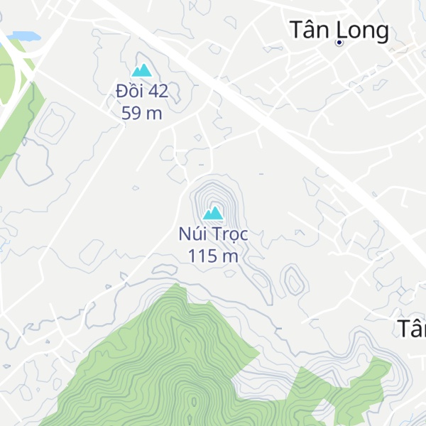 Map of Núi Trọc