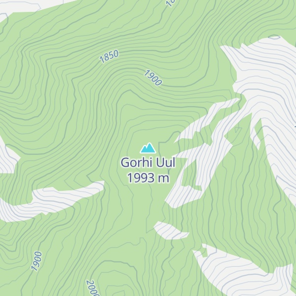 Map of Gorhi Uul