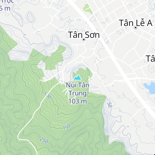 Map of Núi Tân Trung