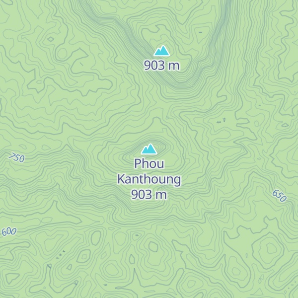 Map of Phou Kanthoung