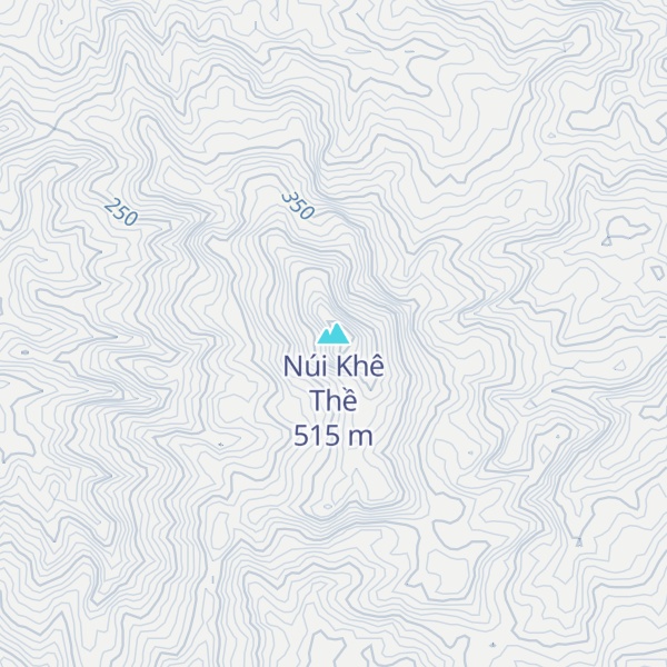 Map of Núi Khê Thề