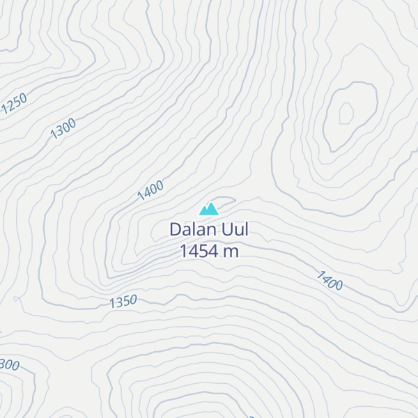 Map of Dalan Uul