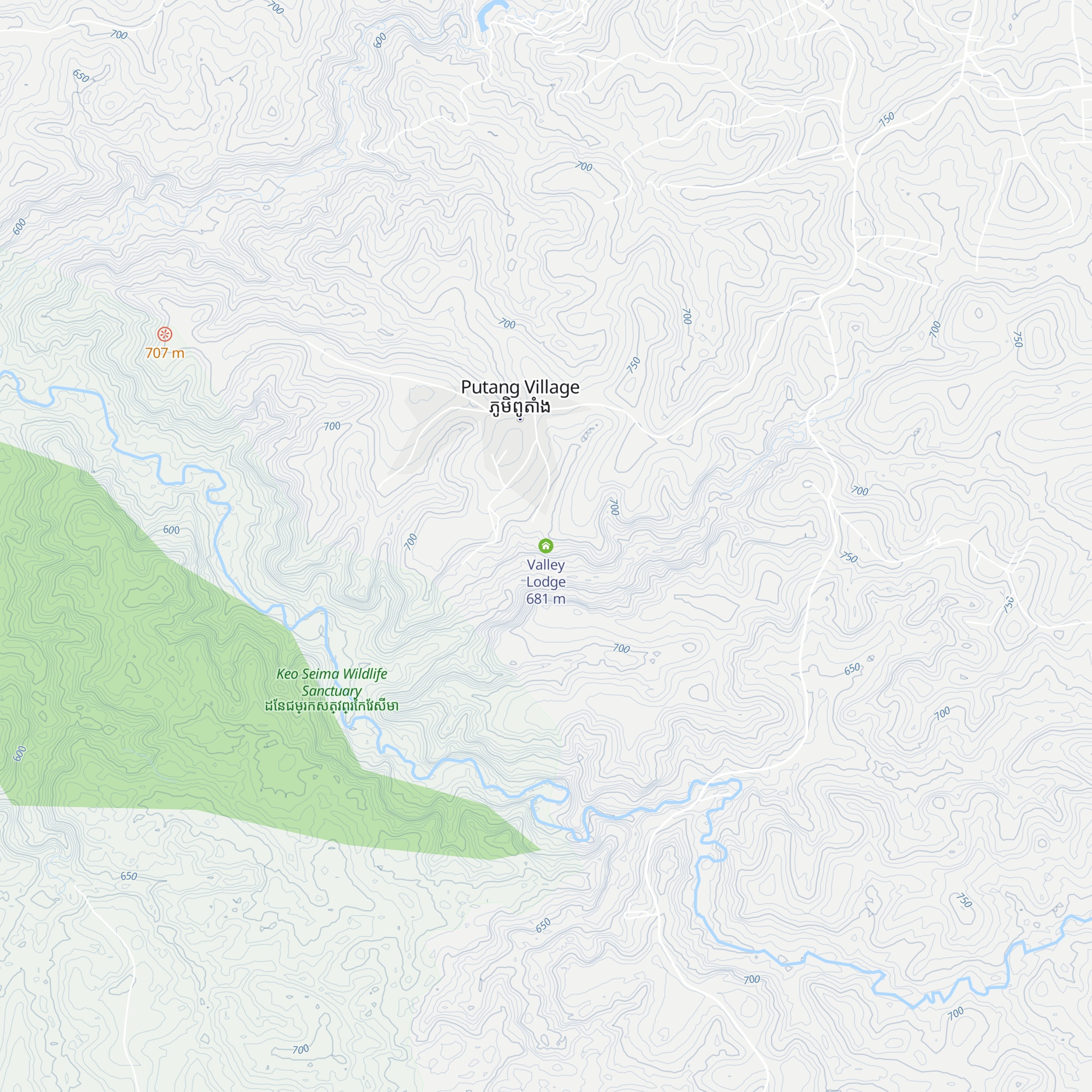 Valley Lodge map