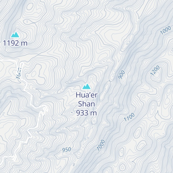 Map of Hua’er Shan