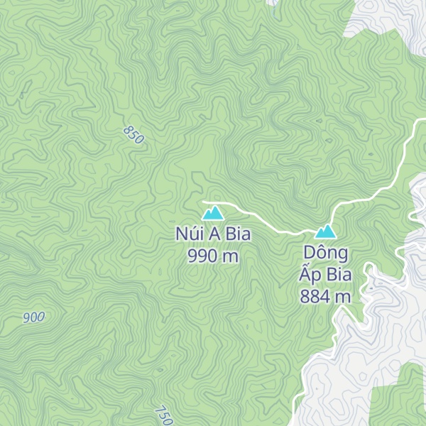 Map of Núi A Bia