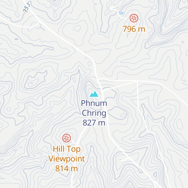 Map of Phnum Chring