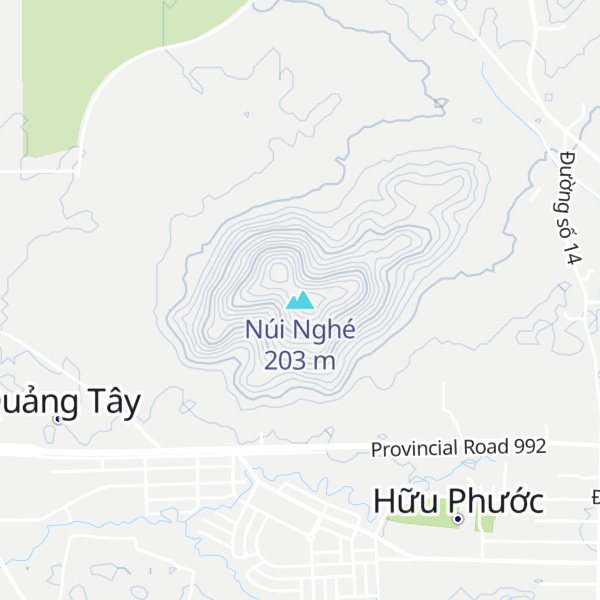 Map of Núi Nghé