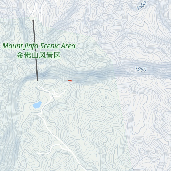 Map of Mount Jinfo