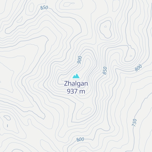 Map of Zhalgan